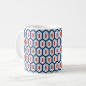 Vacances Moderne Géométrique Motif Café Mug (Devant gauche)