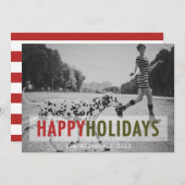 VACANCES MODERNES | CARTE PHOTO de vacances (Devant / Derrière)