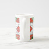 VACANCES MOSAIC Bone China Mug (Dos)