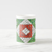 VACANCES MOSAIC Bone China Mug (Devant)