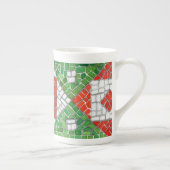 VACANCES MOSAIC Bone China Mug (Droite)