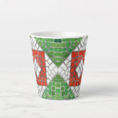 VACANCES MOSAIC Latte Mug (Devant)