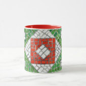 VACANCES MOSAIC Rouge Combo Mug (Centre)