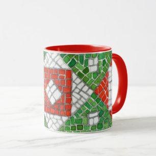VACANCES MOSAIC Rouge Combo Mug