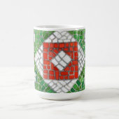VACANCES MOSAÏQUE Tall White Mug (Centre)