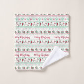 Vacances Motif de Noël moche (Gant de toilette)