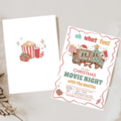 Vacances Movie Nuit Noël Fête Invitation