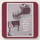 Vacances Naughty Ou Nice Dessous de verre (Devant)