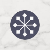 Vacances Noël Table Confetti (Petit recto)