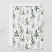 Vacances Open House Noël Fête Invitation (Dos)