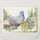 Vacances Peace Dove Olive Branch (Recto)