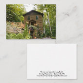 Vacances permanentes Smoky Mountain Cabine Carte p (Devant / Derrière)