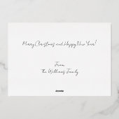 Vacances photo Black and Gold Foil (Verso)