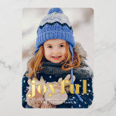 Vacances photo modernes "Joyeuses" (Recto)