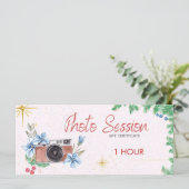 Vacances - pièce de session photo, carte cadeau (Debout devant)