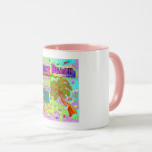 Vacances plage de Venice cible Mug (Devant droit)