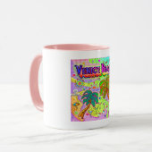 Vacances plage de Venice cible Mug (Devant gauche)