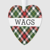 Vacances Plaid Nom de l'animal de compagnie Noël P (devant)