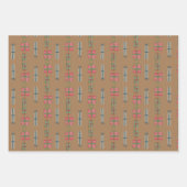 Vacances présente papier d'enrobage | 3 Jeu de feu (Devant 2)