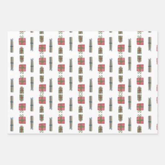 Vacances présente papier d'enrobage | 3 Jeu de feu (Devant)