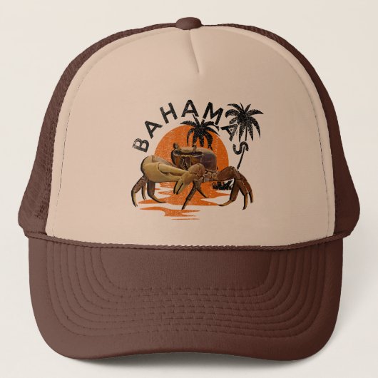 Vacances Retro Bahamas Casquette croisière Vintage (Devant)