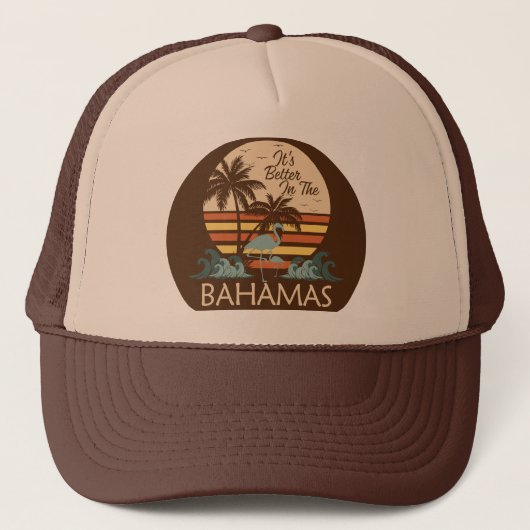 Vacances Retro Bahamas Casquette croisière Vintage (Devant)