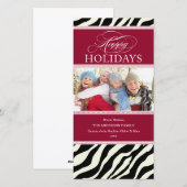 VACANCES SAFARI | CARTE PHOTO DE VACANCES (Devant / Derrière)