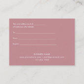 Vacances Snowflakes Rose Gold Certificat cadeau (Dos)