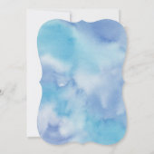 Vacances Snowman Waving Christmas Party Invitation (Dos)