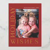 Vacances Super Rétro Wings Typographie Photo (Recto)