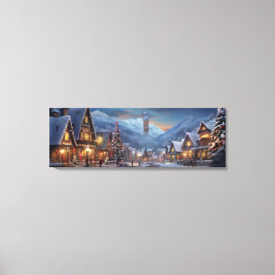 Vacances Toile Art Village Snowy