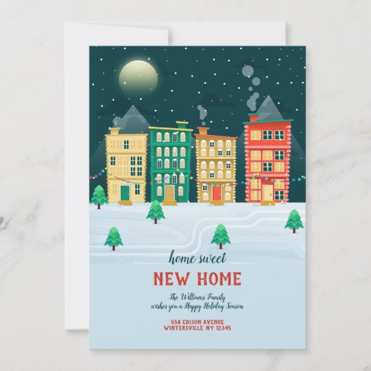 Vacances urbaines Faire-part de déménagement (Devant)