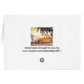 Vacances vintage en voiture convertible (Dos Horizontal)