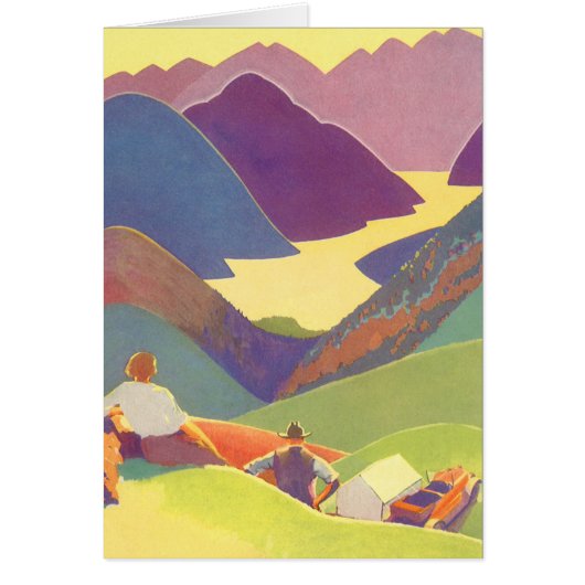 Vacances vintages en famille, Pique-nique dans les (Devant)