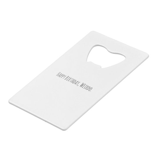 Vacances WEIRD (Dos Angle)