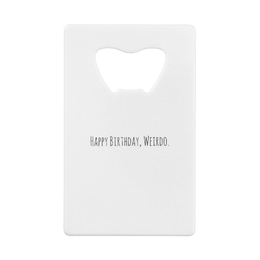 Vacances WEIRD (Dos)