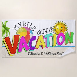 Vacation Beach Towel - Klik voor het volledige Uit Strandlaken