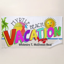 Vacation Beach Towel - Klik voor het volledige Uit Strandlaken