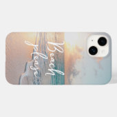 Vacation Bliss Beach Ocean Summer Relaxing Art Case-Mate iPhone Case (Achterkant (horizontaal))