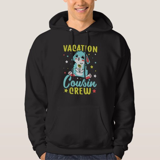 Vacation Cousin Crew Cute Bunny Hoodie (Voorkant)