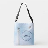 Vacation cruise names year vuurtoren crossbody tas (Achterkant)
