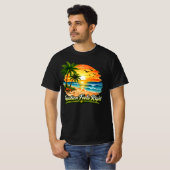 Vacation Feels Right Black Men's Value T-Shirt USA (Devant entier)
