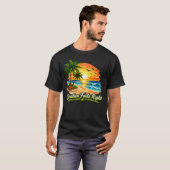 Vacation Feels Right Dark Cotton T-Shirt USA (Devant entier)