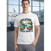 Vacation Feels Right Men’s Basic T-Shirt USA