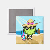 Vacation Pickle | Vakantiepickle Magneet (Voorkant / Achterkant)