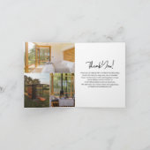 Vacation Rental Property Guest Hartelijk dank Bedankkaart (Binnen)