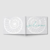 Vacation Rental Shell Woven Grey Beach House Gastenboek (Volledig)