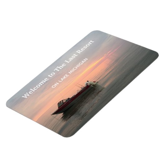 Vacation Rental Your Home Photo of Use Lake Photo Magneet (Linkerzijde)