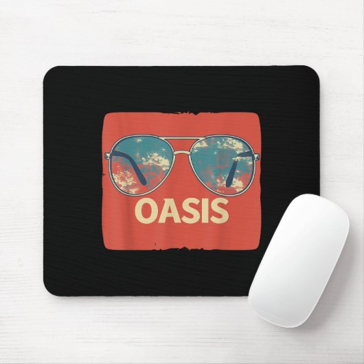 Vacation Sungles With Cool Oasis Statement  Muismat (Met muis)