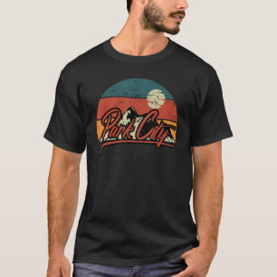  Vacation T-shirt Retro Park City Utah Mountain